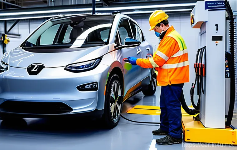 자동차정비 직종별 연봉 비교 - **Prompt 1: Modern Automotive Diagnostic Specialist**
    A male or female automotive technician, dr...